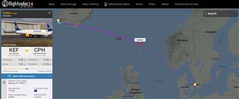 Icelandair B737 MAX Paa Vej Til Koebenhavn InsideFlyer DK