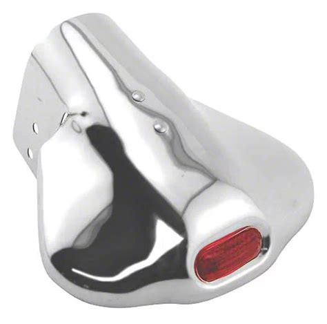 Ecklers Exhaust Deflector Ss With Red Glass