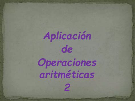 Operaciones Aritmeticas Usando Checkbox PPT