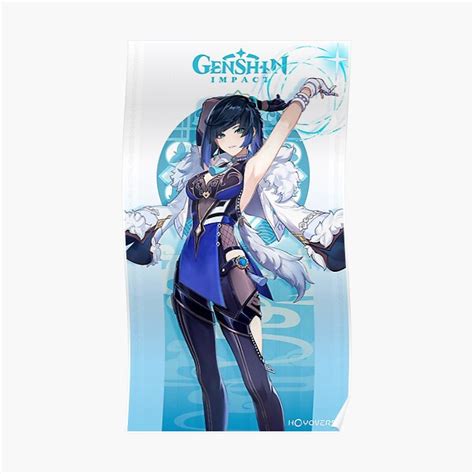 Genshin Impact Yelan Character Official Poster Poster For Sale By