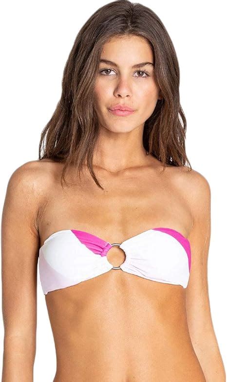 Amazon Billabong Women S Standard Soul Stripe Bandeau Bikini Top