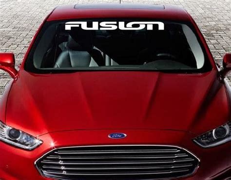 Vinyl Windshield Banner Decal Stickers Fits Ford Fusion