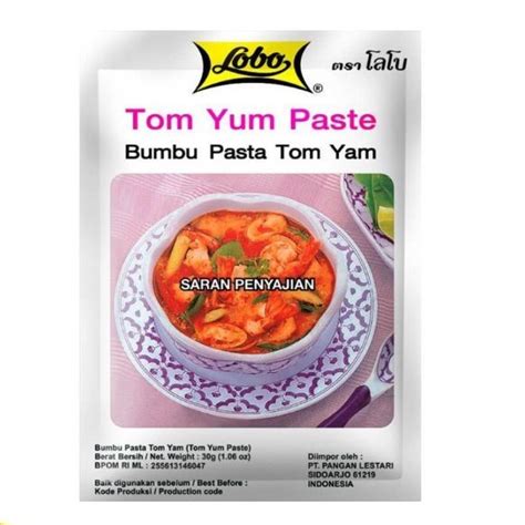 Jual Lobo Tomyum Paste Bumbu Tomyam Kuah Shabu Tom Yum Indonesia Shopee