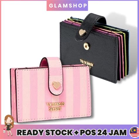 Glamshop Victorias Secret Accordion Card Holder Card Wallet Pink