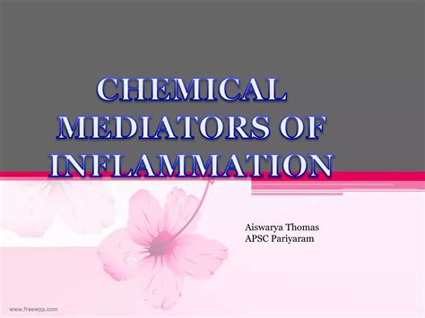 Chemical Mediators Of Inflammation Ppt