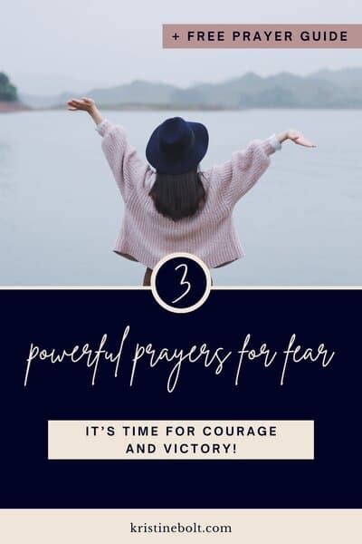 3 Powerful Prayers for Fear [It’s Time for Courage and Victory!]