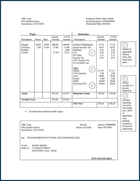 Pay Stub Template Word Canada - Template 1 : Resume Examples #jl10D7P712