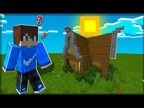 Minecraft Pe Survival Construindo A Casa Pt Youtube