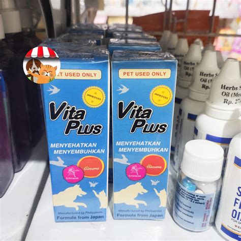 Jual Vita Plus Vitamin Kucing Anjing Kelinci 30ml Multivitamin Vitaplus