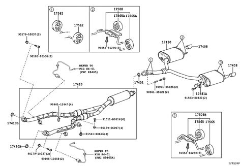 2022 Lexus RX 350 Bolt Exhaust Pipe Support Ehrs 9090105026