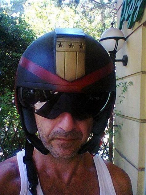 Sell JUDGE DREDD HELMET Open Face Motorcycle Scooter Helmet with drop ...