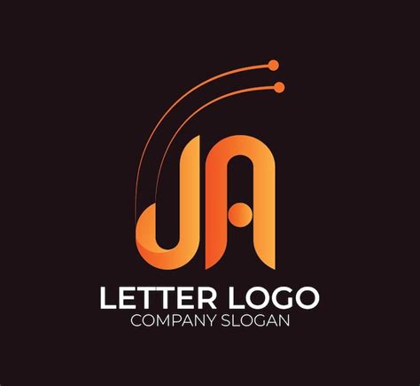 Premium Vector Free Vector Ja Letter Logo