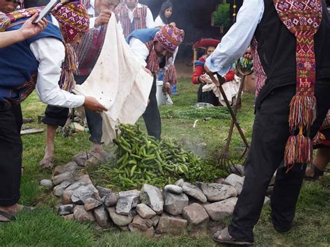 Chinchero Pachamanca Typical Peruvian Dish Step By Step