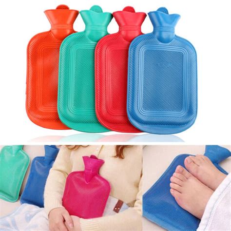 Thick Rubber Hot Water Bottle Bag Warm Relaxing Heat Cold Therapy Ebay