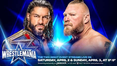 Wwe Wrestlemania 38 Main Event Is Set But Theres A Catch