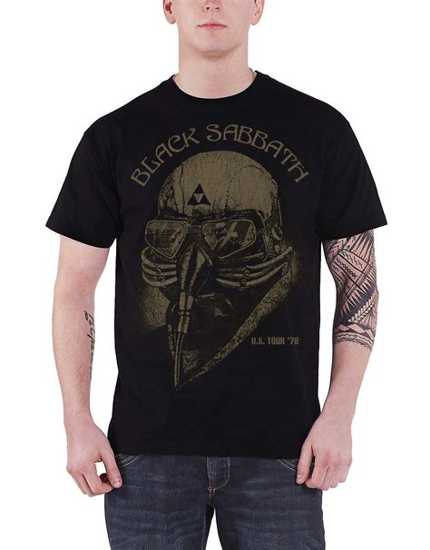 Black Sabbath T Shirt US Tour 78 Band Logotyp Ny Officiell Unisex