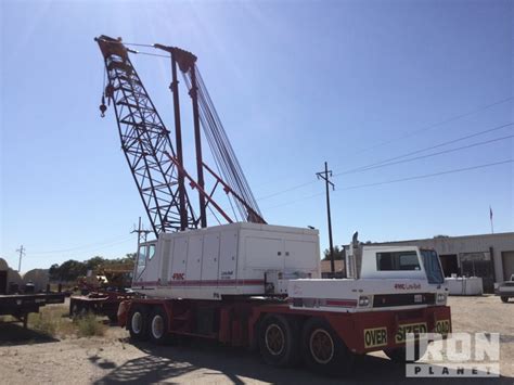 1981 Link Belt Hc 238a 140 Ton 8x4x8 140 Ton Truck Crane Lattice Boom