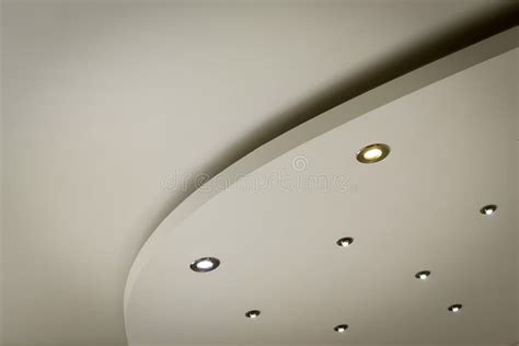 ceiling halogen spots stock image image  halogen