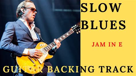 Slow Blues Jam Sexy Guitar Backing Track In E Youtube