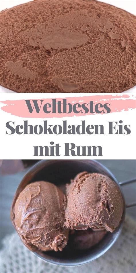 Dunkles Schokoladeneis Mit Rum Aus Der Eismaschine Artofit