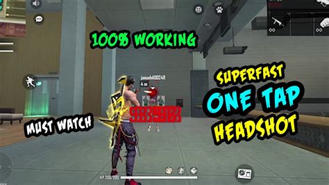 Freefire Latest One Tap Auto Headshot Trick For Mobile Tap Headshot