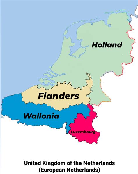 A Map Of Greater Netherlands Rimaginarymaps