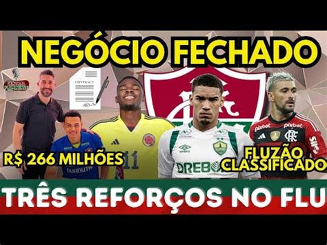 Neg Cio Fechado Fluminense Acerta Contrata Es Flamengo Goleia O