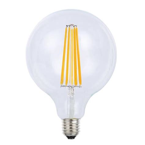 Led Filament G125 Spherical Dimmable 8w E27 2700k Globe Harvey Norman Lighting