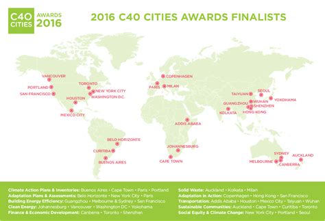 35 Finalists Chosen For Fourth Annual C40 Cities Awards C40 Cities