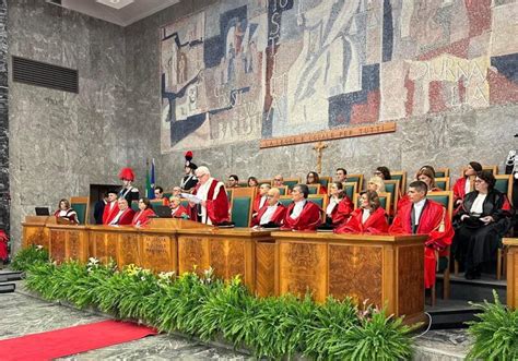 Assemblea Dei Magistrati Della Corte D Appello Per L Inaugurazione Dell