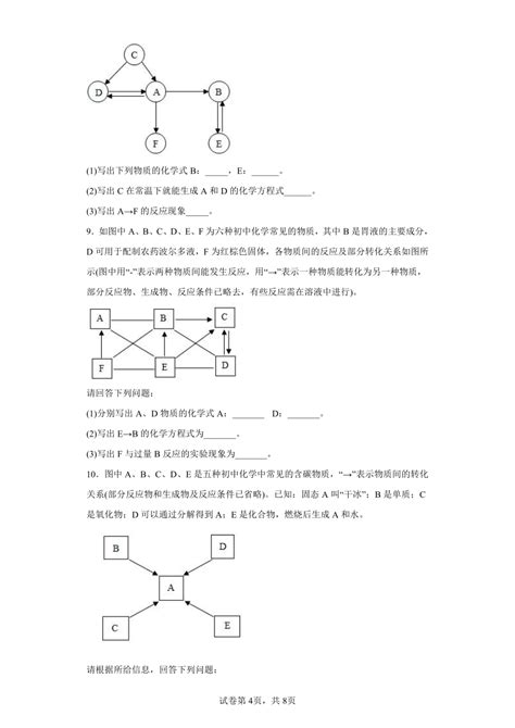 2023年中考化学专题训练：推断题（含答案） 21世纪教育网