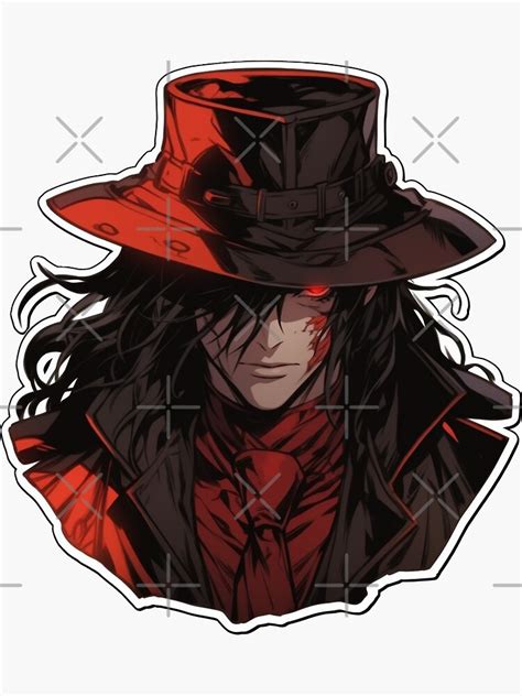 Dark Alucard Sticker For Sale By SchellStation Redbubble