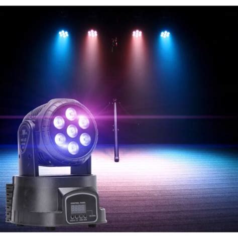 W Rgbw Moving Head Stage Lighting Led Wash Dmx Beam Bar Disco Party