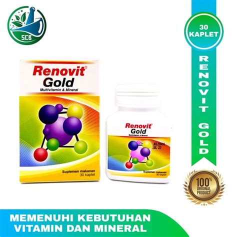 Jual Renovit Gold Multivitamin Dan Mineral 30 Kapsul Di Lapak Toko Obat