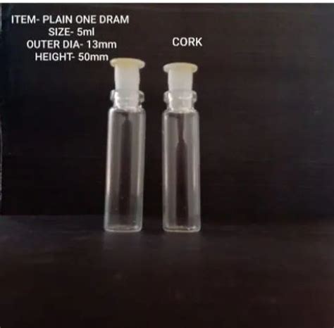 Transparent Ml Plane Neck Homeopathic Glass Vials For Storage