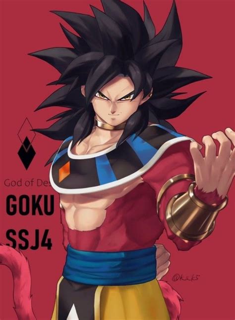 Fan Art Goku Ssayajin 4 God Of Destruction💥 Dragon Ball Super Manga