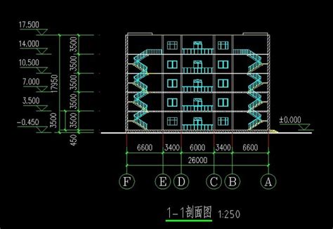 教学楼设计图（仅参考）cad图纸下载 土木在线