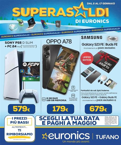 Euronics Tufano Attuale Volantino Fino Al 17 Gennaio 2024 Tra Le