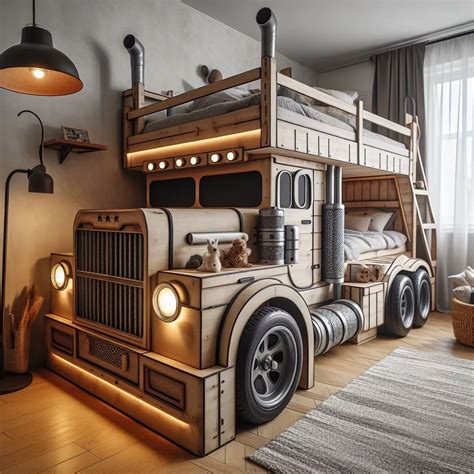 Truck-Shaped Bunk Beds: The Ultimate Guide for Fun and Functional Kids ...