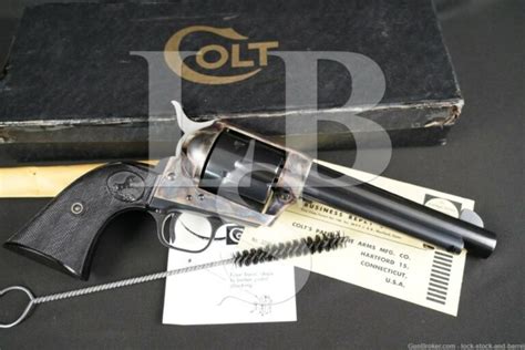 Late Colt St Gen Single Action Army Saa Revolver Box