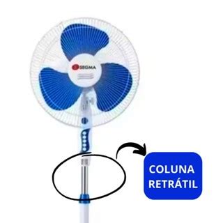 Ventilador De Ch O Coluna Pedestal V P S H Lices Potente Turbo