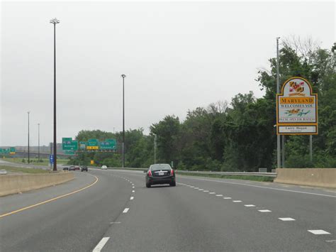 Maryland Interstate 295 Southbound Cross Country Roads