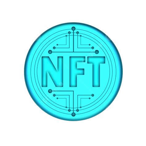 Tokens Clipart Png Images Blue Shining Nft Digital Token Currency