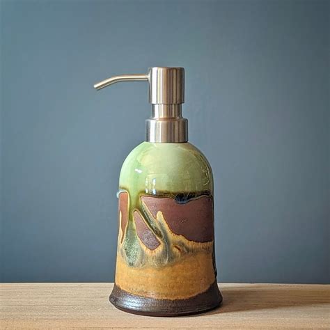 Copper Green Soap Dispenser - Etsy