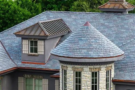 Multi Width Composite Slate Roof Tile Davinci Roofscapes