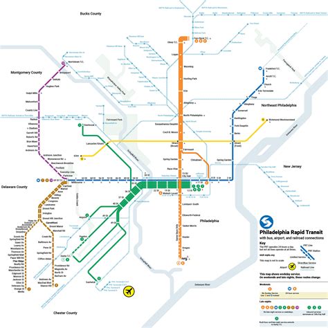 Philadelphia Bus Route Map