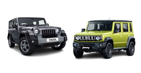 Sales Figures Of Maruti Suzuki Jimny 4x4 Suv And Mahindra Thar Compared