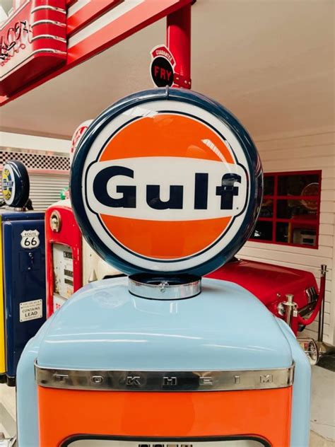 Gulf Tokheim Restored Gas Pump Stefvintagestore