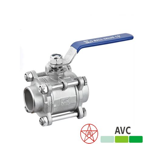 Stainless Steel Socket Weld End Piece Full Port Ball Valve Wog