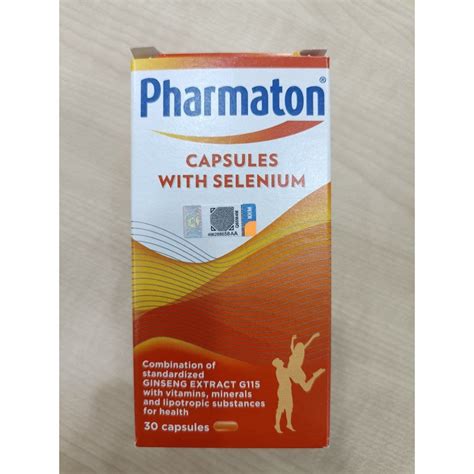 Pharmaton Capsules With Selenium 30 Capsules Shopee Singapore